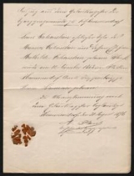 Certificat de naissance établi d'après les registres de la synagogue (1898)