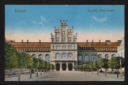 Carte postale de la Resedinta Mitropolitand de Cernauti, datée du 13 septembre 1930