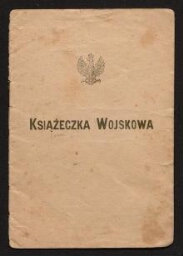 Ksiazeczka Wojskowa - Livret militaire au nom de Yakob Preschl (1923)