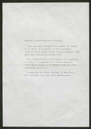 Joseph Kessel propose à l'Académie Nobel de décerner à Albert Cohen son Prix de Littérature (1972)