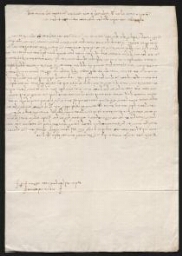 Document manuscrit en hébreu, non daté