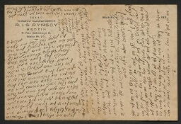 Lettre manuscrite à en-tête de la Manufakturnych R.IS. Rynscy, non datée