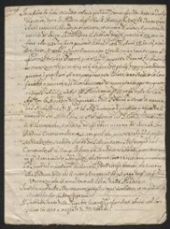 Copia - Document manuscrit joint au précédent, non daté