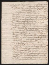 Document manuscrit joint, daté de l'année 1698