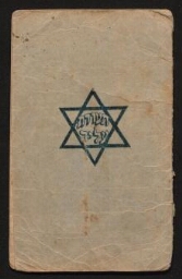 Dawid Haar obtient un passeport de l'Agence juive de Cracovie pour émigrer en Palestine, neuf jours après le coup d'état de Pildsuski (1926)
