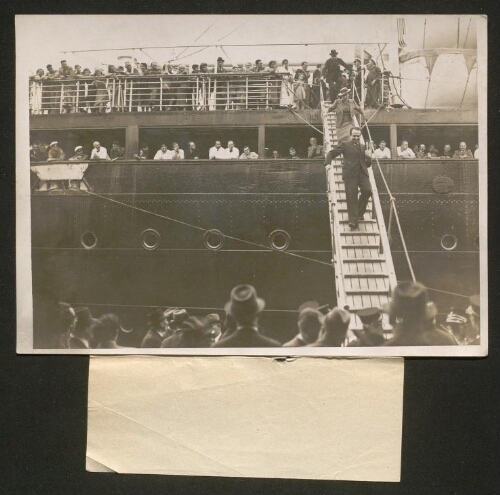 Le débarquement des réfugiés du Saint-Louis à Anvers (1939)