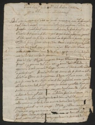 Piena Relane de Lis.ne della Predica istonita qui in Urbino, e abulesione - Document manuscrit relatif à un prédicat à Urbino, 1648