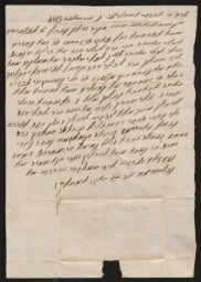 Lettre manuscrite adressée à M. Abraham Emsselem (1869)