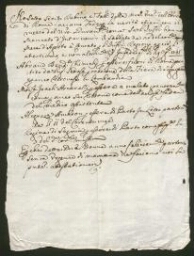 Prêche - Mot d'excuse pour absence, daté du 29 août 1735