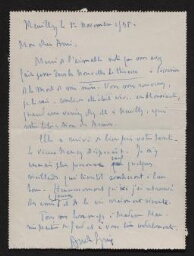 Les poètes André Spire et  Maurice Martin du Gard évoquent Nancy  1er novembre 1935