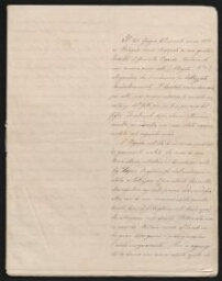 Document manuscrit concernant l'affaire Mortara