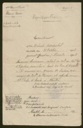 Nomination au grade de Médecin aide-major de 2ème classe de Réserve de M. Scemama (1908)