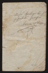 Couverture d'un carnet de notes au nom de Moses Horn, datée de l'année 1851