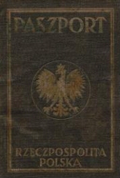 Paszport - Passeport polonais de Leja Cholawska (1933)