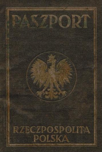 Paszport - Passeport polonais de Leja Cholawska (1933)