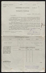 Rachel Prizant, 19 ans, juive polonaise de Kowel, obtient l'autorisation d'émigrer en Palestine (1934)