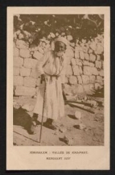 Jérusalem : Vallée de Josaphat. Mendiant Juif (1926)