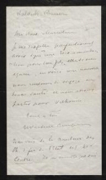 Lettre de Pierre Waldeck-Rousseau sd (1896ou ante)
