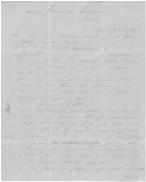 Lettre manuscrite de Goldschmid ( Berlin) à G. von Rothschild (Paris) (6 juillet 1854)