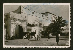 Carte postale de Mogador adressée à Melle C. Mazzerbo à Casablanca