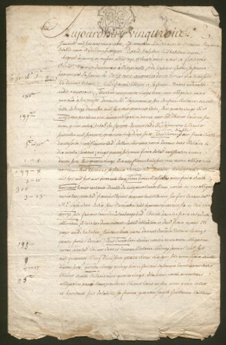 François Thiriot solde ses dettes envers David Halphen (1750)