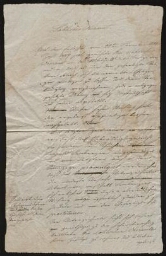 Lobliches Oberamt - Document manuscrit, daté du 22 novembre 1844