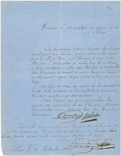 Aron et Auguste Manheimer ouvrent une carrière pour fournir les pavés à la ville de Paris (1866)