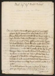 Lettara di un ex-Ebreo - Lettre d'un ancien Juif, datée du 13 juillet 1829