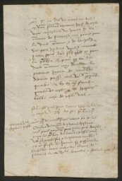 Document manuscrit concernant les Juifs de Carpentras, daté de l'année 1565 (doute)