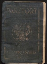 Passeport polonais de Jakob Preschel et de sa famille pour la Palestine (1935)