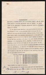 Memorandum of Agreement - Contrat d'acquisition d'un terrain entre Joseph K. Awad et Ismain Hassan Karran d'une part et Abraham Barsel et Mme Haya Sachs d'autre part, daté du 18 septembre 1945