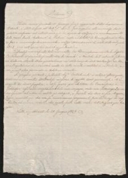 Proclama - 20 juin 1829