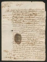 Document manuscrit relatif à Zacaria Ebrei (Zacaria le Juif),  21 juin 1630