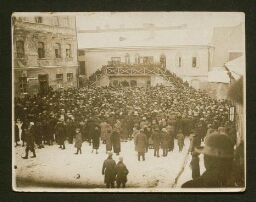 Photographie de l'enterrement de Yosef Schereschewsky (1920)