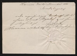 Document manuscrit, daté du 17 novembre 1880