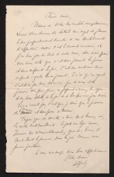 Lettre d'Alfred Dreyfus à Louise Hadamard, sd ( septembre 1899)