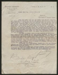 Bastien Sémoff tente de partir en Palestine  31 mai 1923