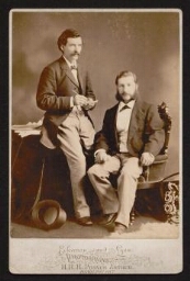 Marcellus Nordmann et son beau-frère Moïse Schwob