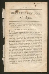Bulletin des lois n°290. Ordonnance du Roi contenant des dispositions relatives à l'exécution du Règlement des Israélites du 10 décembre 1806