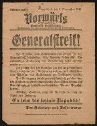 Vorwärts - Journal allemand (1918)