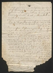 Lettre manuscrite d'Elia Sallico adressée à R. Simone Foà, non datée